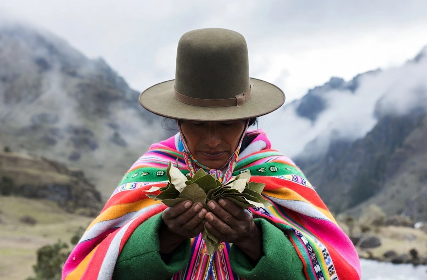 Woman reading the Coca leaf | Belcheri Travel