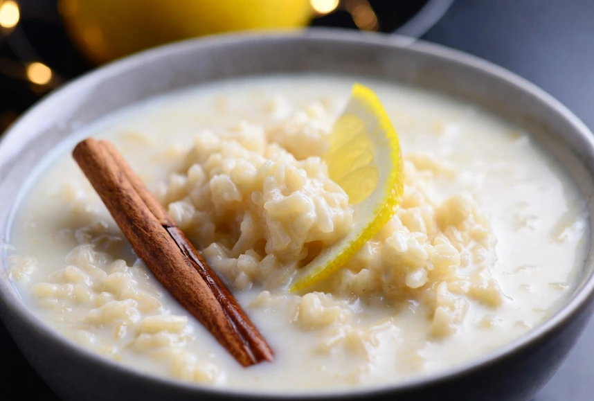 Traditional dessert called Arroz con Leche